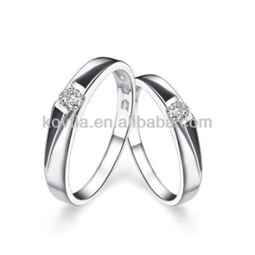 Wedding Jewelry fashion rings 925 sterling sliver ring cz diamond couple ring